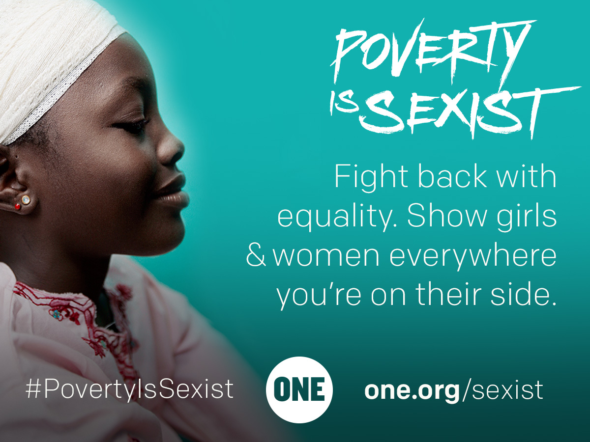 Poverty is sexist, la pobreza es sexista. Día internacional de la mujer
